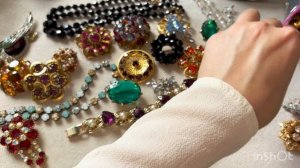 Распаковка лота с винтажными украшениями: Leru, Laguna, Goldette, Heidi Daus, Джулиана