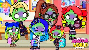 Аватар Ворлд. Ксюха превратилась в ЗОМБИ 😱 #зомбимультик