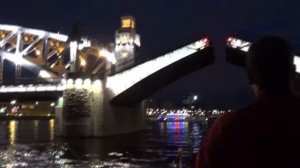 Развод мостов в Санкт-Петербурге,красота