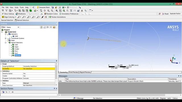 6.1 Моделирование аэродинамики несущего винта вертолета в ANSYS CFX. Часть 1 - построение сетки смотреть онлайн
