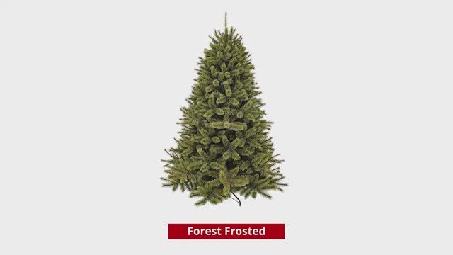 Ель Triumph Tree Frosted Forest (Hook on) - Лесная красавица зеленая смотреть онлайн