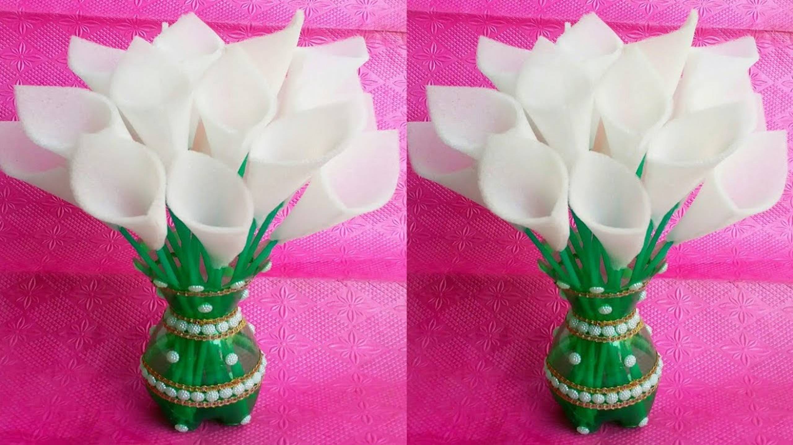 Идеи домашнего декора из пластиковых бутылок смотреть онлайн