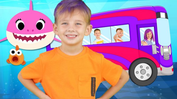 Колеса Автобуса и Акуленок - Wheels On The Bus + BabyShark