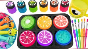 Мультики для детей. Яркие фрукты и Спрунки в форме. Смотреть онлайн яркие мультики для малышей