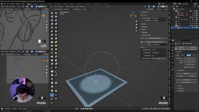 54 - Sculpture Detailing with Multires and VDM - Part 1 смотреть онлайн