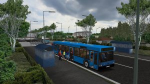 Поездка на МАЗ-107.066 по маршруту №20 по карте Большая Деревня 1.1