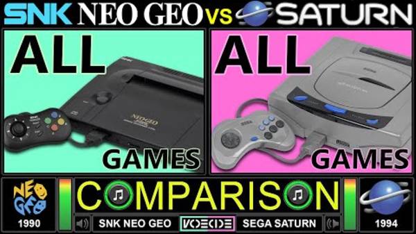 Сравнения Всех Игр на Neo-Geo vs Sega Saturn смотреть онлайн
