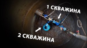 Как обустраивали 2ю скважину в КОЛОДЦЕ!!