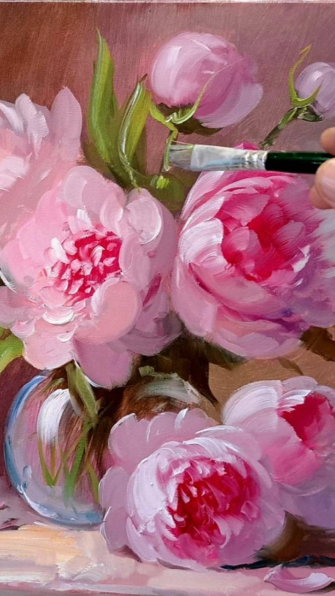 Как написать пионы