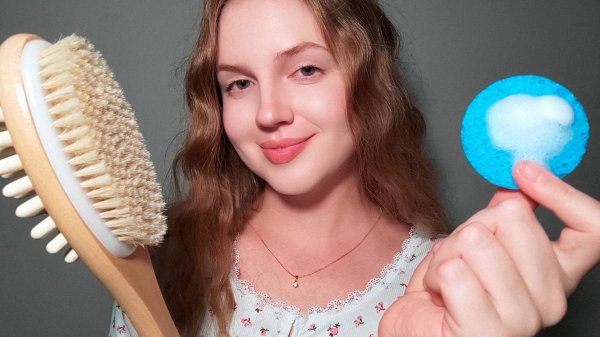 АСМР Ухаживаю за Тобой перед Сном