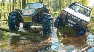 КТО НЕ УТОНЕТ В БОЛОТЕ? Ford Bronco поспорил с Unimog и Багги БТР на бездорожье