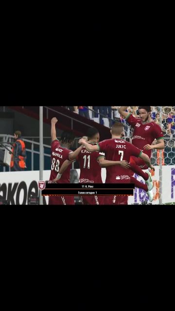 Рубин Оформляет Разгром Монако #футбол #pes #fifa #football смотреть онлайн