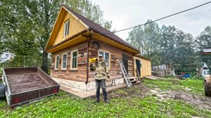 Начал монтаж долгожданной водосточки. Бобры затопили дорогу на хутор. Остался без тормозов