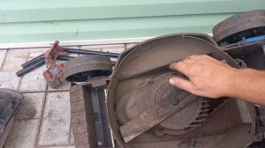 Газонокосилка электрическая (НЕ ремонт , а разбор на электро-компоненты и металлы!!!)