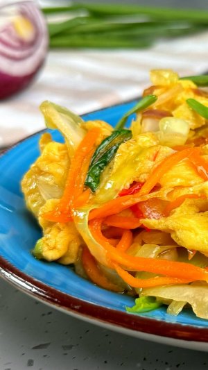 Молодая Капуста с Яйцами Объедение! ВКУСНО,а никто ТАК не готовит! Быстрый ужин на сковороде!