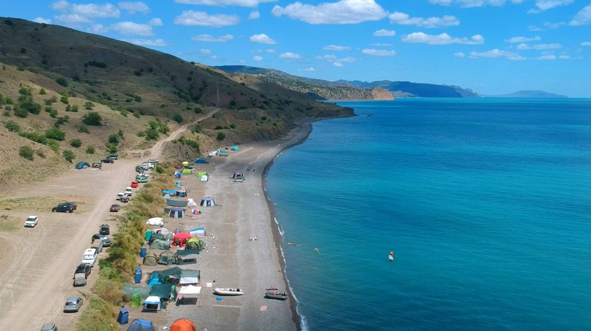 Романтика Крыма. Как выглядит бесплатный кемпинг в Приветном. смотреть онлайн