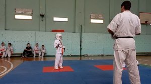 Киокушинкай каратэ каратис Никита бой 40школе Липецк тренеровка