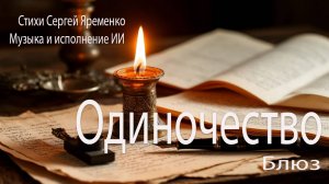 Блюз «Одиночество». Стихи Сергей Яременко, исполняет ИИ