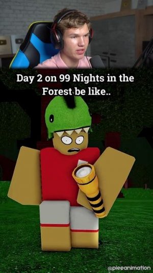 ПОВ: Типичный Второй День в 99 Ночей в Лесу 🌲 (Roblox) #shorts #шортс #roblox #роблокс #робуксы #ме