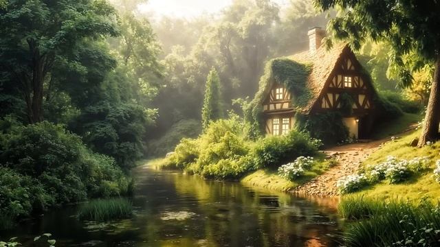 Спокойствие леса - Нежная музыка леса ведьмы, фоновая музыка для расслабления