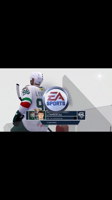 Никита Лямкин забивает в большинстве за Ак барс#nhl #хоккей #shorts смотреть онлайн