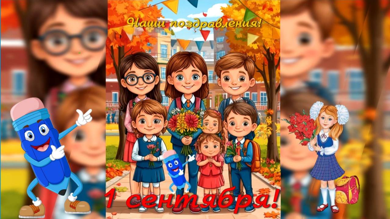 Поздравление с 1 сентября! смотреть онлайн