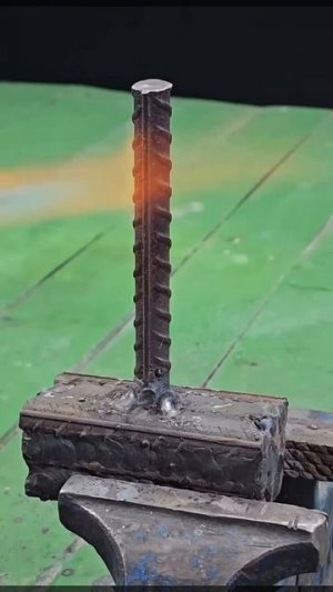 Как сделать кувалду из арматуры