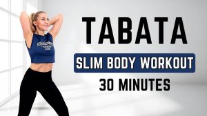 🔥30-МИНУТНАЯ TABATA HIIT ТРЕНИРОВКА🔥 ТРЕНИРОВКА ДЛЯ СТРОЙНОГО ТЕЛА🔥  ПОХУДЕЙ ЗА 30 ДНЕЙ 🎯💃