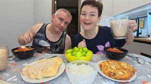 Мукбанг ОГОЛОДАЛИ, приготовили ужин на СКОРУЮ руку) Разгорелся СПОР с Вованом! Семейный ужин Россия