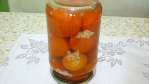 Помидоры на зиму. Вкусный рецепт