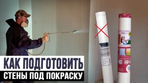 Как подготовить стены под покраску. Пошаговая инструкция.
