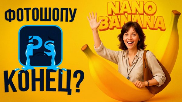 Nano Banana — убийца Photoshop? Проверка Нейросети от Google AI