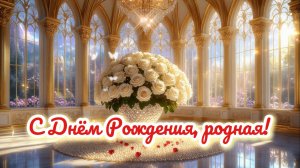 С Днём Рождения, родная!