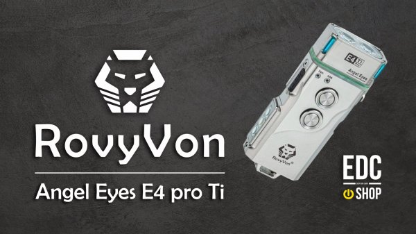 RovyVon E4 Pro Titanium - обзор титанового фонаря