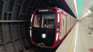 Метро Москвы | Подборка прибытие поезда метро на станции БКЛ и ЛДЛ | Большая кольцевая линия