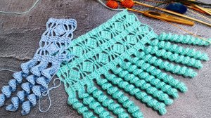 ✨Палантин крючком с необычной обвязкой "Спиралька" ✨