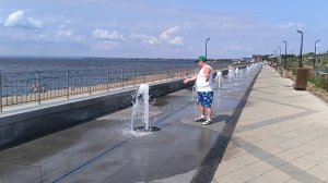 Набережная в Тольятти. Очень шикарная набережная.