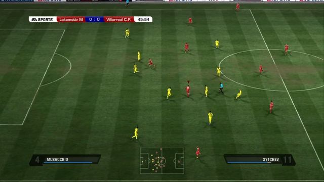 Локомотив - Вилльяреал Fifa 11 смотреть онлайн