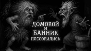 КАК ДОМОВОЙ с Банником поссорились. Сказка. Страшные истории на ночь. Страшилки на ночь.