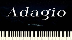ADAGIO На Пианино. Разбор Мелодии(Tutorial)