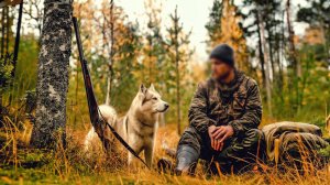 Ушел на охоту с лайкой в тайгу.  Пройдено 27 км.