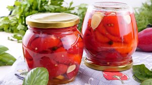 🌶️ Вкусный Маринованный Перец без масла и кожицы на зиму🌶️ Слабо маринованный перец в пряной залив