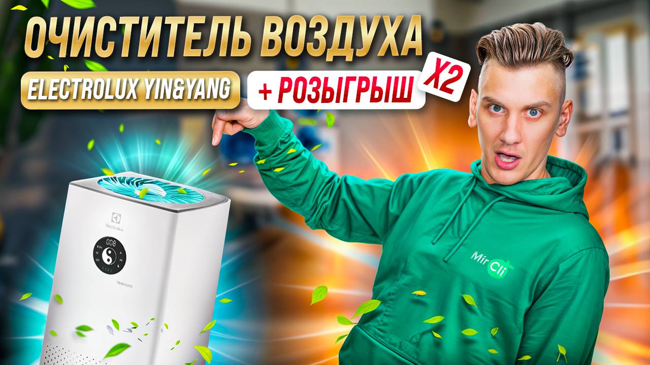 Чистый и здоровый воздух в доме очистители Electrolux YIN & YANG + РОЗЫГРЫШ х2 смотреть онлайн