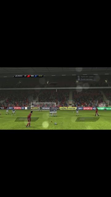 Луис Суарес Гол со штрафного за Ливерпуль #футбол #pes #football #fifa10 смотреть онлайн