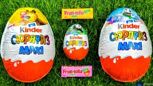 ГИГАНТСКИЙ КИНДЕР СЮРПРИЗ. ОГРОМНАЯ РАСПАКОВКА КИНДЕРОВ | Unpacking Kinder Maxi Surprise