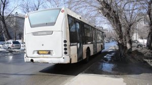 Автобус Scania OmniLink CK95UB (АС 525 22). Покатушки по Барнаулу.