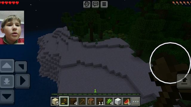 Первый раз играю в Minecraft (с вебкой). Minecraft #1