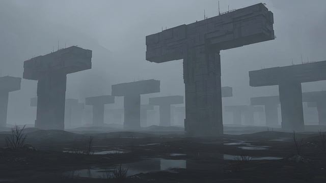 THE MIST ｜ Dark Dystopian Ambient ｜ Alien World Soundscape ｜ Dystopian Ambience, Background