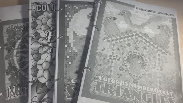 Обзор распечатанных раскрасок по номерам. смотреть онлайн