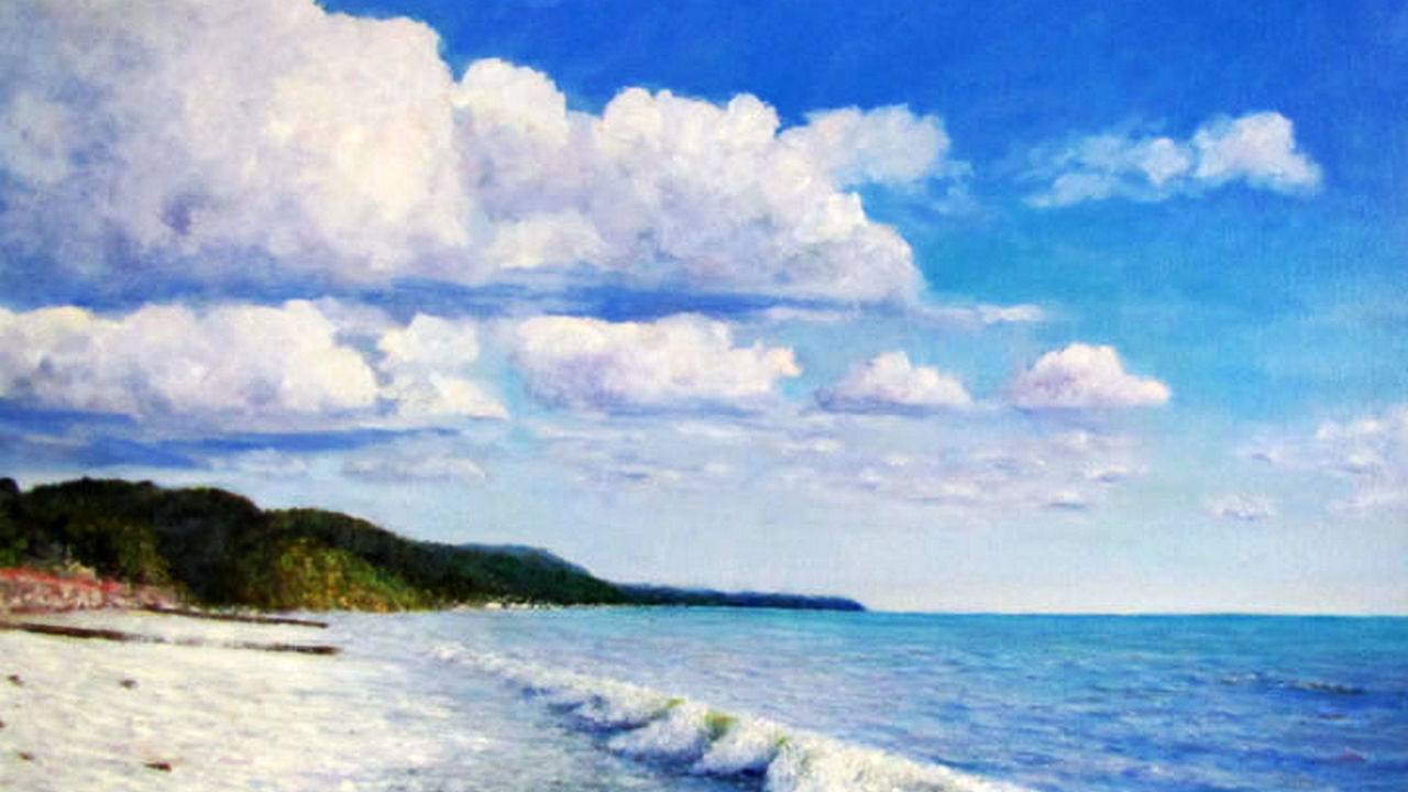 Летние пейзажи и натюрморты художника Андрея Люмеса смотреть онлайн